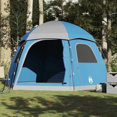 Familietent iglo 6-persoons waterdicht blauw