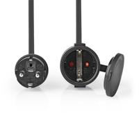 Verlengkabel | 20 m | H05VV-F 3G1.5 | IP44 | Zwart - thumbnail