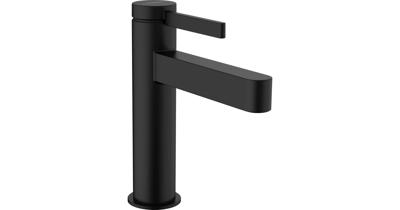 Wastafelmengkraan Finoris HansGrohe Eengreeps 110 CoolStart met PushOpen Waste Mat Zwart Wastafelmengkraan Finoris HansGrohe Eengreeps 110 CoolStart met PushOpen Waste Mat Zwart