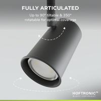Riga - LED plafondlamp - 30 Watt 2345 lumen - 6 spots - 2700K Warm wit - Draaibaar en dimbaar - GU10 - Kantelbaar - Plafondspot - IP20 Voor binnen - Zwart - thumbnail