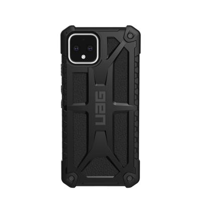 UAG Rugged Case for Google Pixel 4 - Monarch Black - Achterzijde behuizing voor mobiele telefoon - eersteklas nerfleder - zwart - voor Google Pixel 4 UAG Rugged Case for Google Pixel 4 - Monarch Black - Achterzijde behuizing voor mobiele telefoon - eersteklas nerfleder - zwart - voor Google Pixel 4