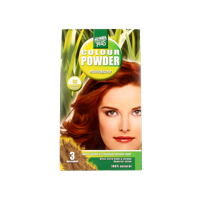 Henna Plus Colour powder 52 mahogany 100 Gram - thumbnail