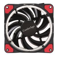 Kleur LED 12cm 4pin Computer onderdelen Chassis Fan Computer Host koelventilator ventilator stille koeling met rode Light(Red) - thumbnail