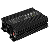 Goobay Goobay 58890 Auto Stromwandler 1000 Watt 12 V DC auf 230 V AC Autobatterie USB Omvormer 1000 W 12 V - 230 V - thumbnail