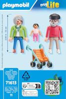 Playmobil My Life 71613 Opa en oma met baby - thumbnail