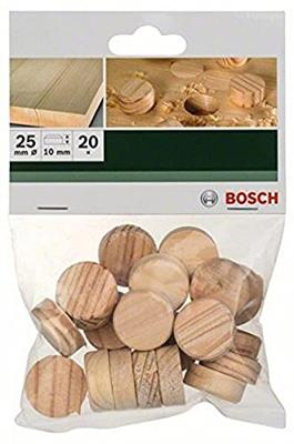 Bosch Accessoires Houten tappen 25X10 mm |20 stuks - 2609255322