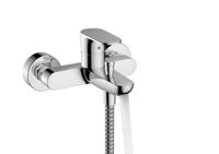 Hansgrohe Rebris S ééngreeps badmengkraan opbouw met 2 doorstroomhoeveelheden, chroom - thumbnail