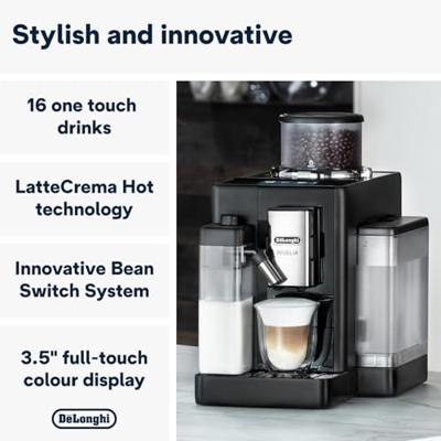 De&apos;Longhi Rivelia EXAM440.55.B Volautomaat Zwart - thumbnail