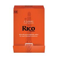 D&apos;Addario Woodwinds RCA0130-B50 Rico Bb klarinetriet, 3.0, 50-pack, Unfiled - thumbnail