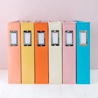 We R Makers • classic leather ring album buttercup 30,5x30,5cm - thumbnail