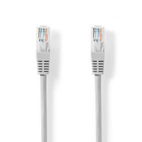 Nedis CAT5e Netwerkkabel | U/UTP | RJ45 Male | RJ45 Male | 5.00 m | Rond | PVC | Grijs | Label - CCGL85101GY50