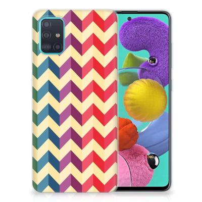 Samsung Galaxy A51 | TPU bumper | Zigzag Multi Color Samsung Galaxy A51 | TPU bumper | Zigzag Multi Color