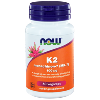 NOW Vitamine K2 Menachinon 7 100mcg Vegicaps - thumbnail