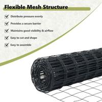 VidaXL Euro hek grijs 0,6 x 25 m pvc-gecoat ijzer - thumbnail