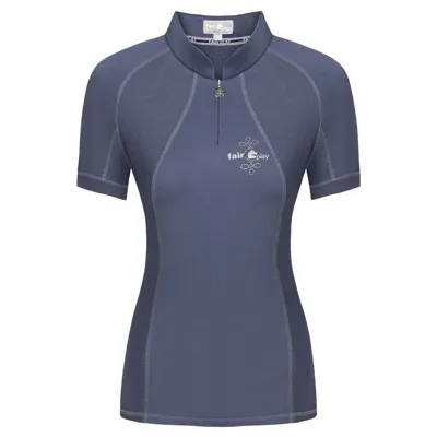 Fair Play Trainingshirt Paula SS blauw maat:40