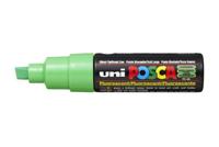 Uni-Posca Posca marker, afm pc-8k, lijndikte 8 mm, breed, fluo green, 1 stuk - thumbnail
