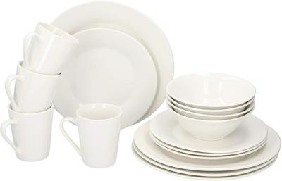 Alpina Serviesset 16-Delig - Servies voor 4 Personen - Wit Alpina Serviesset 16-Delig - Servies voor 4 Personen - Wit