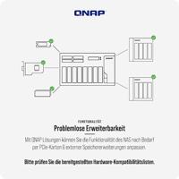 QNAP TS-664 NAS Tower Ethernet LAN Zwart N5095 - thumbnail