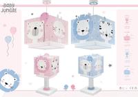 Dalber Kinderkamer hanglampBaby Jungle soft roze met wit - 63112MS - thumbnail