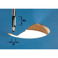 Festool HW S8 D8/19 Freesbit Boorfrees S 8mm 8x19mm - 491037 - thumbnail