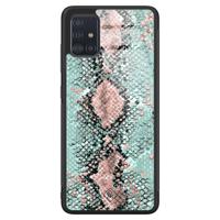 Samsung Galaxy A51 glazen hardcase - Baby snake - thumbnail