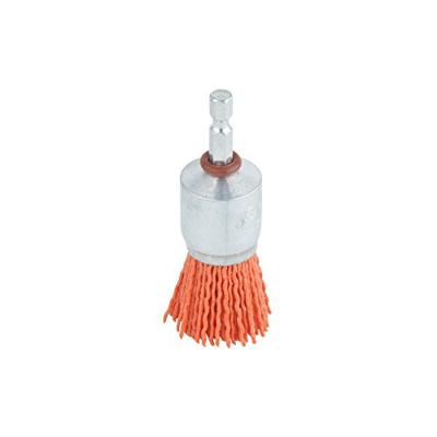 Wolfcraft Nylon-penseelborstel | Rood | 6-kant schacht | Ø25mm | 1 stuk - 1510000