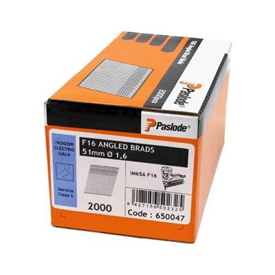 Paslode Afwerknagel schuin AF16x50mm verzinkt 3mµ VE=2000 - 650047