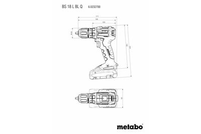 Metabo BS 18 L BL Q Accu boorschroefmachine | 18 V | Met inlay, zonder accu-packs en lader - 602327890