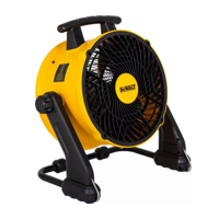 DEWALT Tafelventilator 110 W (Ø x h) 560 mm x 525 mm Geel - thumbnail