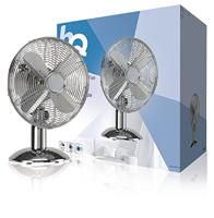 HQ KN-MTF12 Tafelventilator 30cm 35W Chroom Zilver - thumbnail