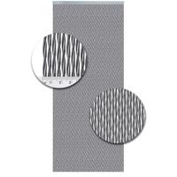 Vliegengordijn Kunststof Monza Wit-Taupe - 92cm x 210cm - thumbnail