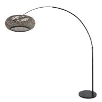 Steinhauer Rotan booglampSparkled zwart - 7508ZW - thumbnail