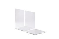 Boekensteun maul 12x12x17cm acryl glashelder - thumbnail