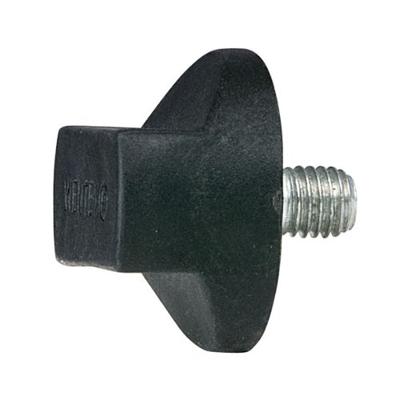 Wentex Pipe & Drape draaiknop M10x12 (ligger) zwart
