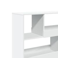 Kamerscherm 100x33x94,5 cm bewerkt hout wit - thumbnail