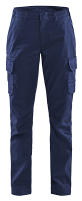 Blåkläder Dames industrie werkbroek stretch/elastiek 71441832 | Marineblauw/Korenblauw | Maat 44 - 7330509843321