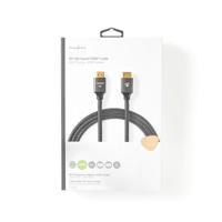 Nedis Ultra High Speed ??HDMI-Kabel | 48 Gbps | 1 m | 6.3 mm / Gun Metal Grijs | 1 stuks - CVTB35000GY10 CVTB35000GY10 - thumbnail