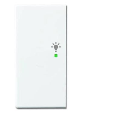 Busch-Jaeger 2-voudig Afdekking Wipschakelaar licht Carat, free@home, Future lineair, Solo Verkeerswit, Wit 2CKA006220A0052