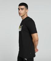 Heren-T-Shirt met Korte Mouwen Puma GRAPHICS Summer Zwart - Maat: M - thumbnail