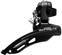Shimano voorderailleur 6/7-speed tourney tz fd-tz510 down swing met hoge klem ø31,8 mm 48t - thumbnail