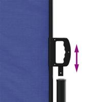 Windscherm uittrekbaar 160x600 cm blauw - thumbnail