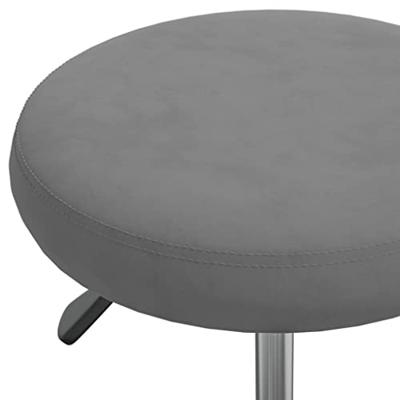 VidaXL Massagekruk fluweel donkergrijs