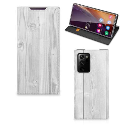 Samsung Galaxy Note 20 Ultra Book | Wallet Case | White Wood