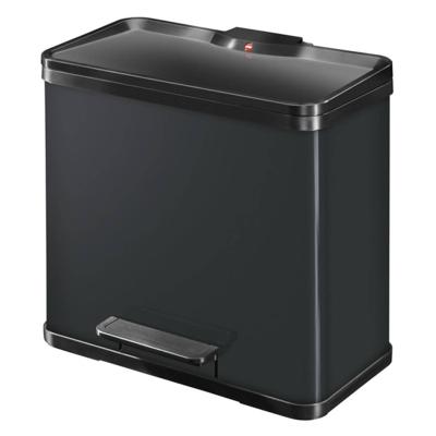 Hailo 0633-260 öko trio plus l pedaalemmer 3x9l zwart Hailo 0633-260 öko trio plus l pedaalemmer 3x9l zwart