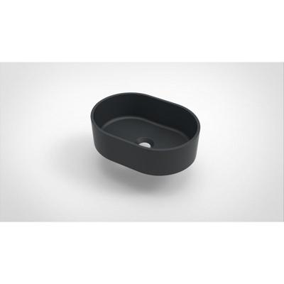 Arcqua Case waskom ovaal 40x28cm mat antraciet WAS461840
