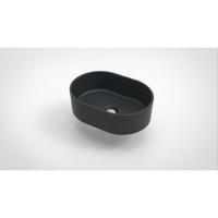 Arcqua Case waskom ovaal 40x28cm mat antraciet WAS461840 - thumbnail