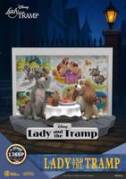 Disney D-Stage PVC Statue Lady and the Tramp 12 cm - thumbnail