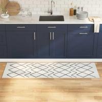 Keuken Mat Geometric Geometrisch 60 x 180 cm Fluweel - thumbnail