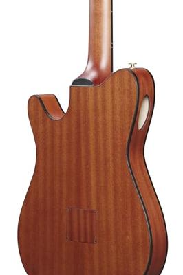 Ibanez FRH10N Rose Gold Metallic Flat elektrisch-akoestische klassieke gitaar