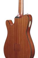 Ibanez FRH10N Rose Gold Metallic Flat elektrisch-akoestische klassieke gitaar - thumbnail